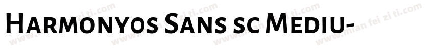 Harmony0s Sans sc Mediu字体转换